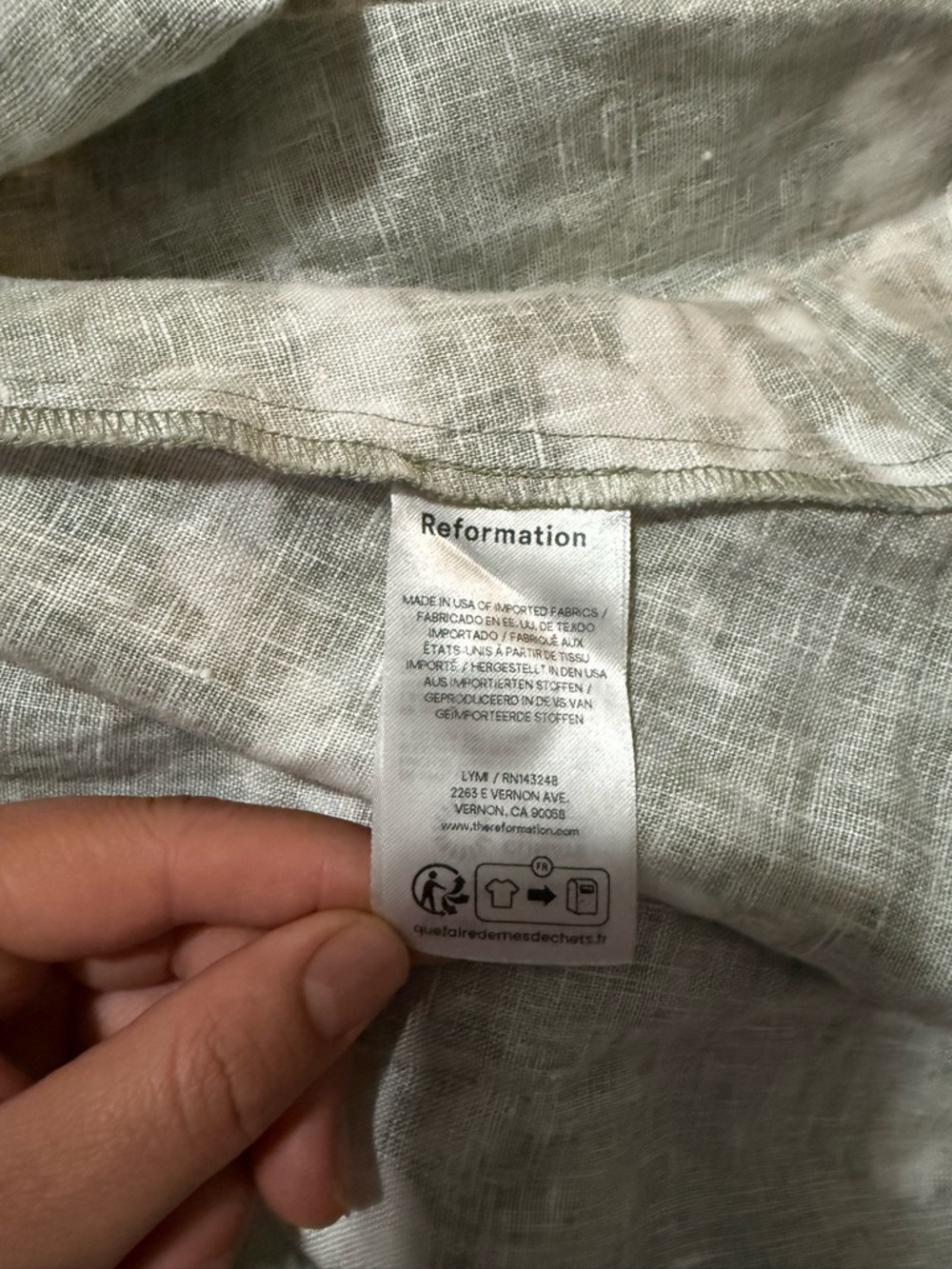 Reformation Tagliatelle Linen
Midi Dress size 20 - Picture 9 of 13